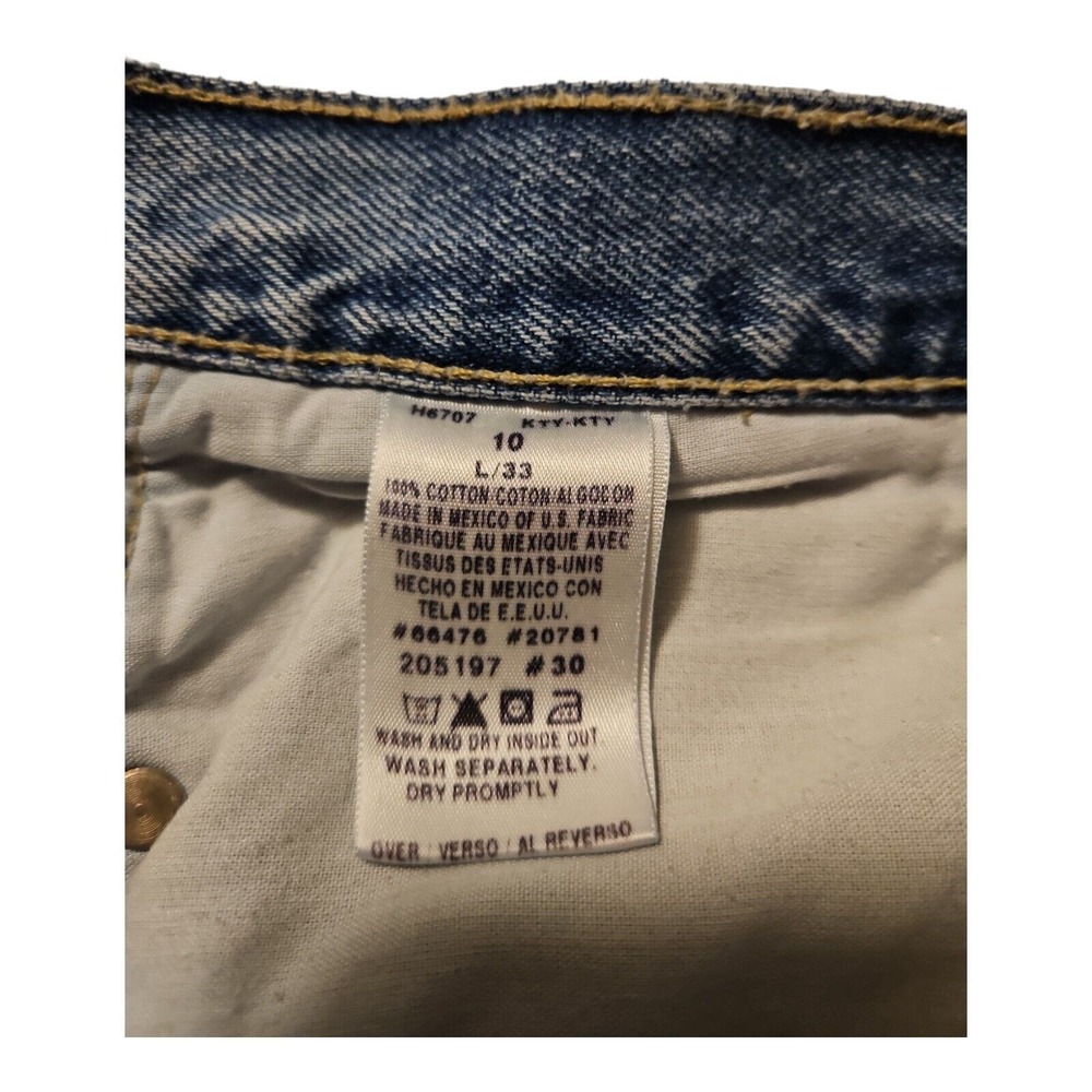 Vintage Tommy Hilfiger Jeans Women's 10 Stone Wash Y2K Classic Preppy - Picture 3 of 10